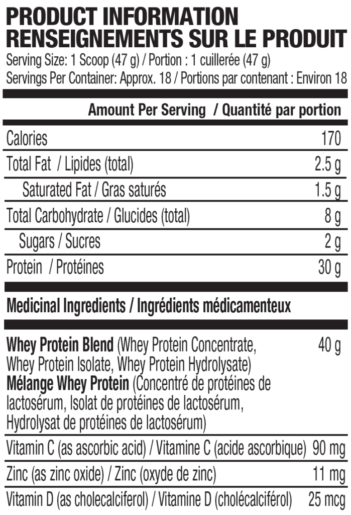 Product Information: SIXSTAR 100% Whey Protein Plus Kellogg's Froot Loops®